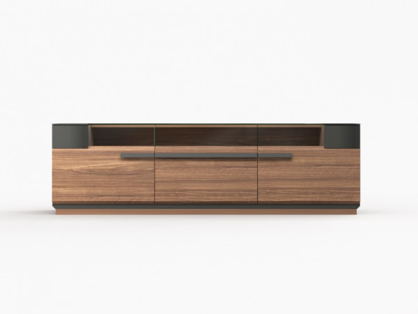 Тумба ТВ 3 NIZZA орех/графит