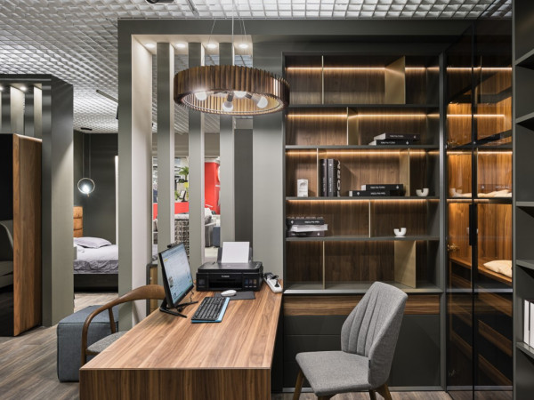 Подвесной светильник Rotor Chandelier L орех