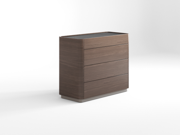  Комод 4 RAGGIO2 umbra/шампань/черный