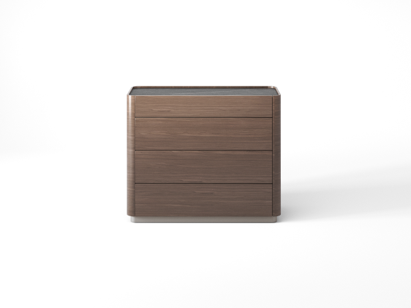 Комод 4 RAGGIO2 umbra/шампань/черный