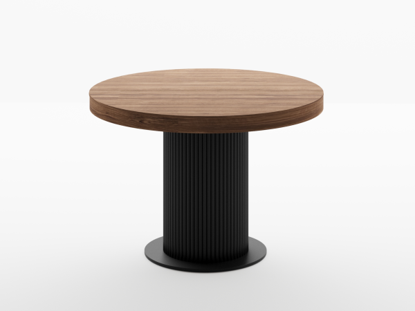 Стол обеденный раздвижной CARRBO 1100 орех/черный