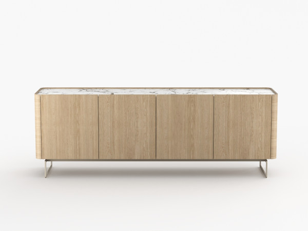 Тумба ТВ RAGGIO2 с дверями дуб alpine/белая