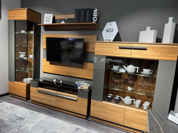 Гостиная NIZZA орех/графит