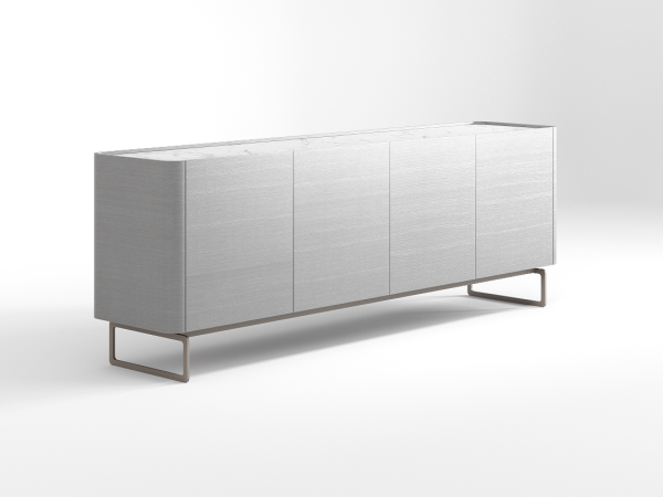 Тумба ТВ RAGGIO с дверями coventry grey/белая