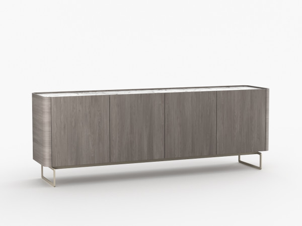 Тумба ТВ RAGGIO2 с дверями дуб lace/белая