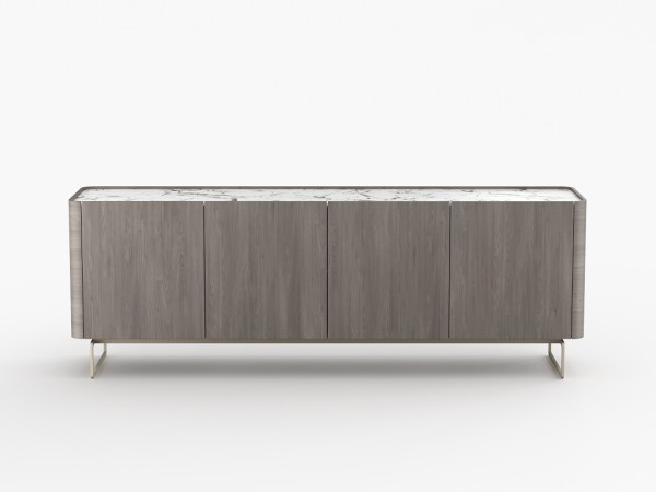 Тумба ТВ RAGGIO2 с дверями дуб lace/белая