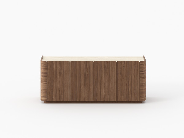 Тумба ТВ BONI | БОНИ орех/travertine cream