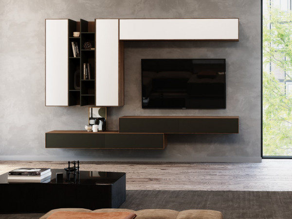 Тумба ТВ RITMO2 217х1680 орех/графит