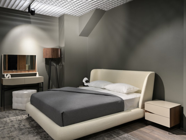 Прикроватная тумба правая VEZZEL2 орех/taupe