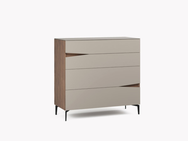 Комод 4 VEZZEL2 орех/taupe