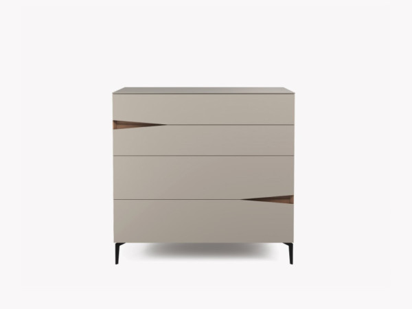 Комод 4 VEZZEL2 орех/taupe