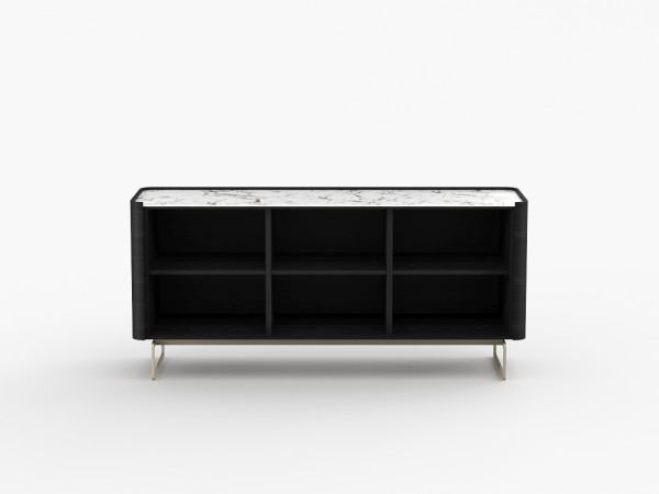 Тумба ТВ RAGGIO2 3 двери ясень choco/белая