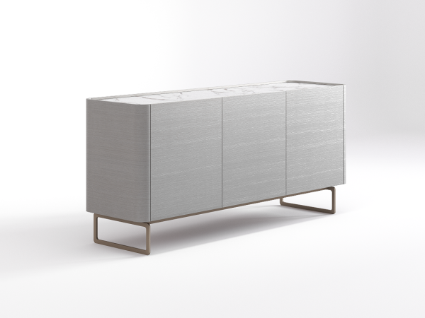 Тумба ТВ RAGGIO 3 двери coventry grey/белая