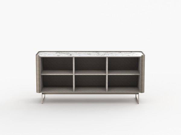 Тумба ТВ RAGGIO2 3 двери дуб ash brown/белая