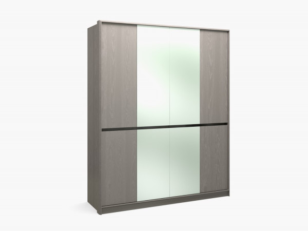 Шкаф 4-х дверный TESORRO grey stone