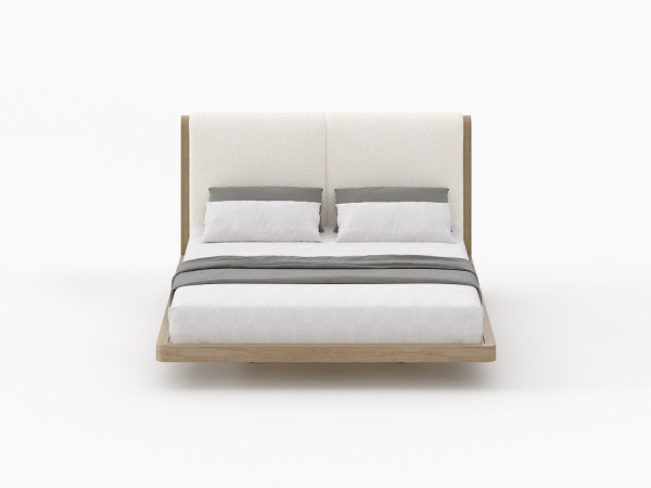 Кровать LUNNO дуб alpine