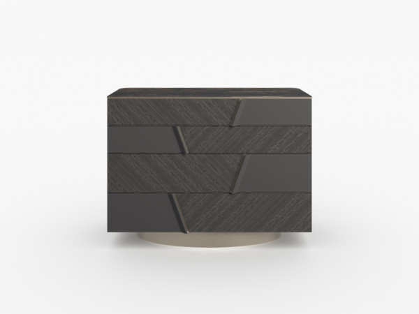 Комод 4 PORTO эвкалипт mocca/shade