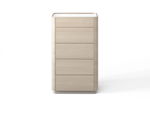 Комод 5 RAGGIO2 дуб alpine/шампань/белый