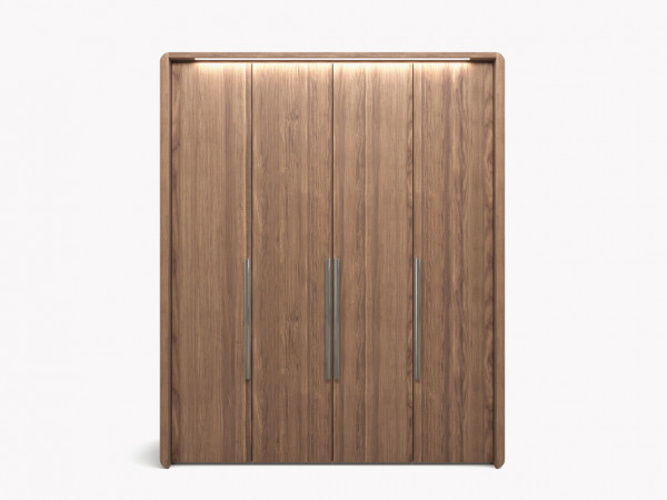 Шкаф 4-х дверный орех