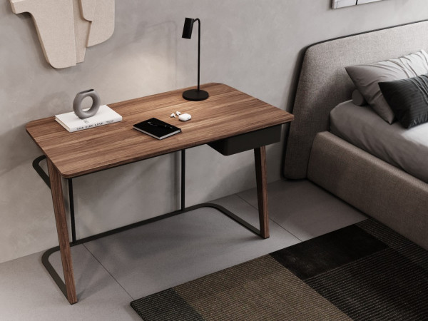 Стол письменный ARKKO 1260 1 ящик орех/графит