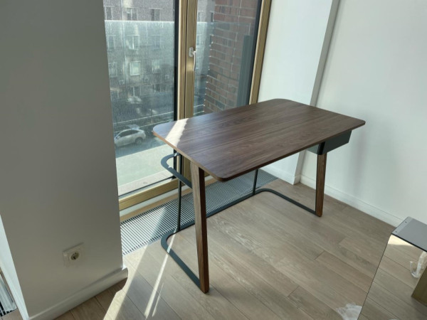 Стол письменный ARKKO 1260 1 ящик орех/графит