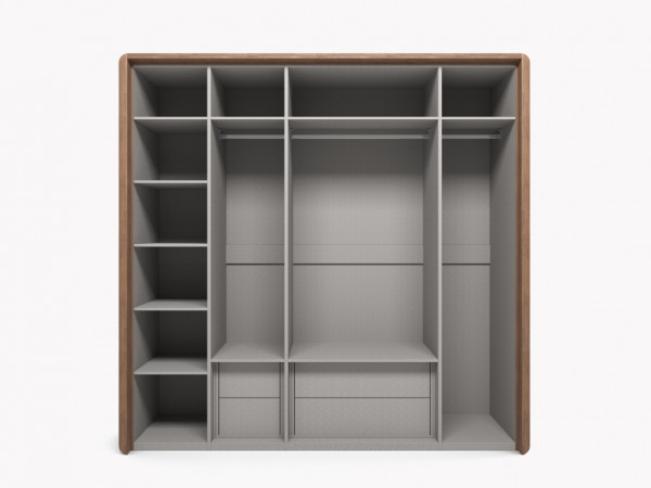 Шкаф 5-ти дверный орех