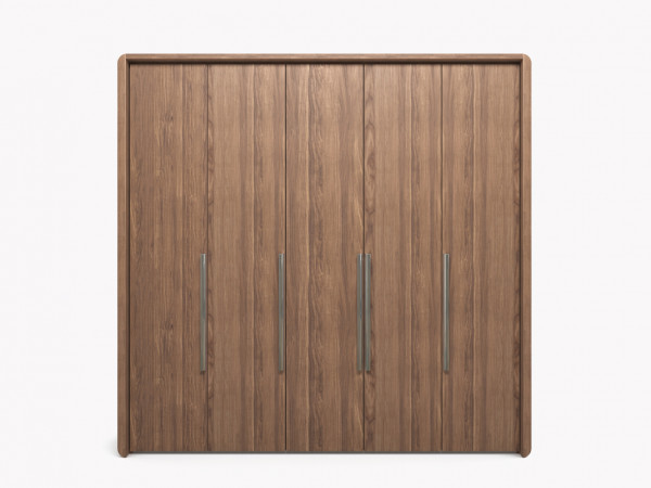 Шкаф 5-ти дверный орех