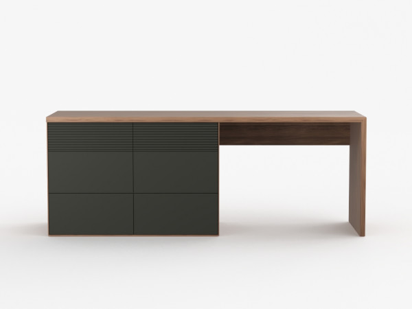 Стол письменный RITMO 1 2010 орех/графит