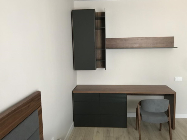 Стол письменный RITMO 1 2010 орех/графит