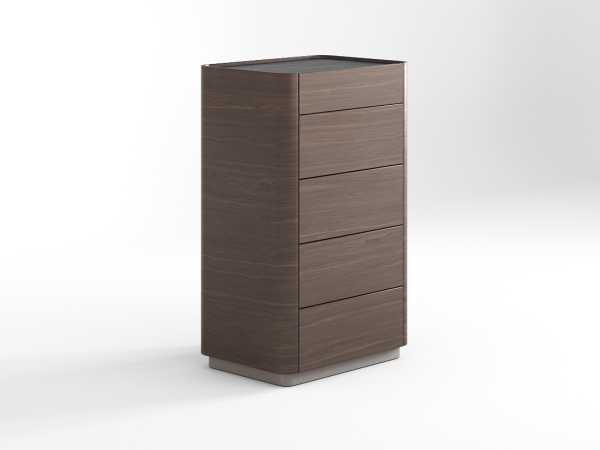 Комод 5 RAGGIO2 umbra/шампань/черный