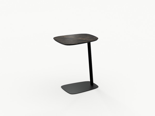 Стол придиванный LINE WOOD черная/черный