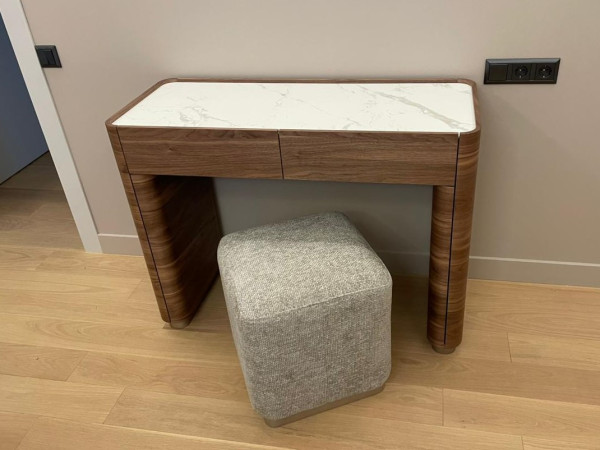 Стол туалетный RAGGIO2 орех/шампань/белый