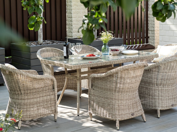 Комплект уличной мебели EDEN бежевый