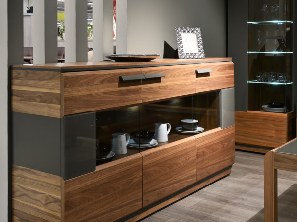 Koмод 3 NIZZA орех /графит