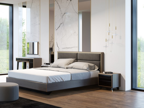 Кровать TESORRO grey stone