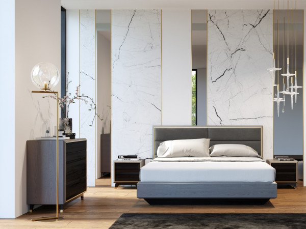 Кровать TESORRO grey stone