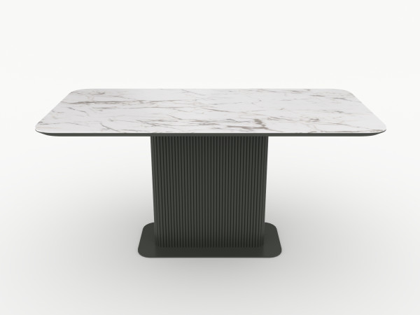 Стол обеденный REED белая/графит