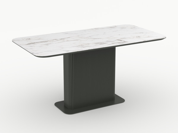 Стол обеденный REED белая/графит