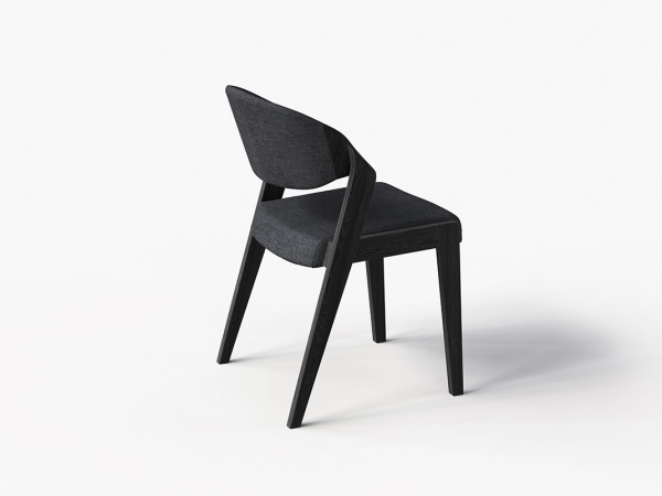 Стул 300 дуб черный/темно-синий