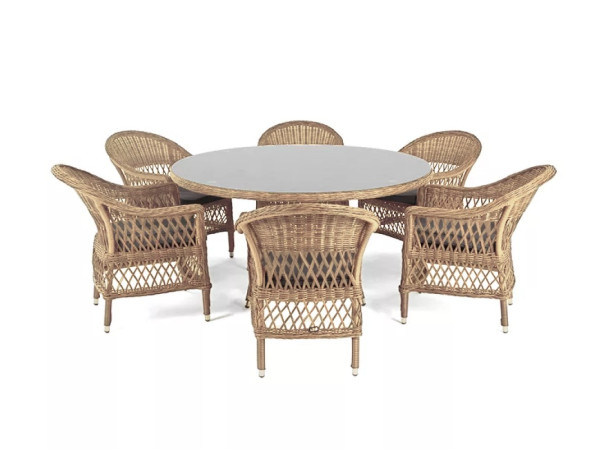 Комплект уличной мебели EDEN соломенный