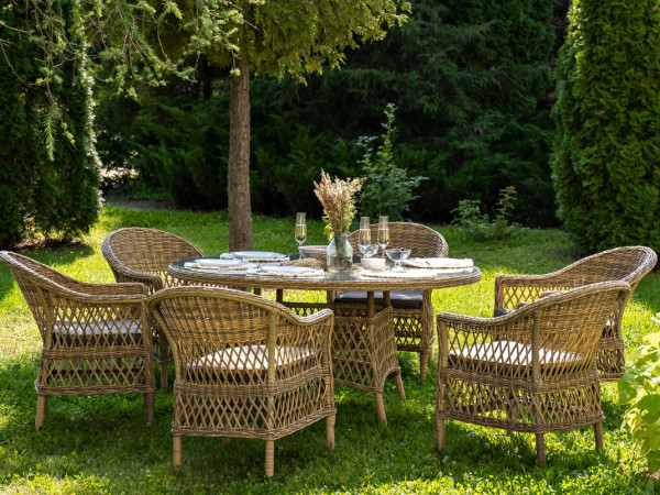 Комплект уличной мебели EDEN соломенный