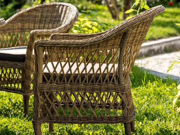 Комплект уличной мебели EDEN соломенный