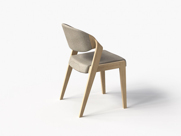 Стул 300 дуб alpine/светло-серый