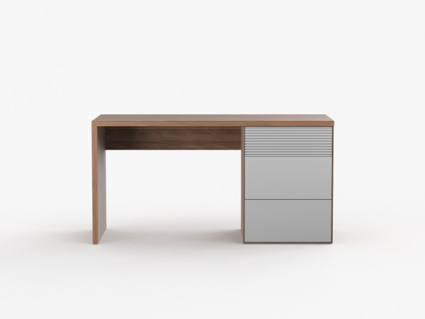 Стол письменный RITMO 2 1475 орех/silver