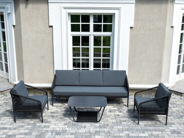 Комплект уличной мебели SIENA темно-серый