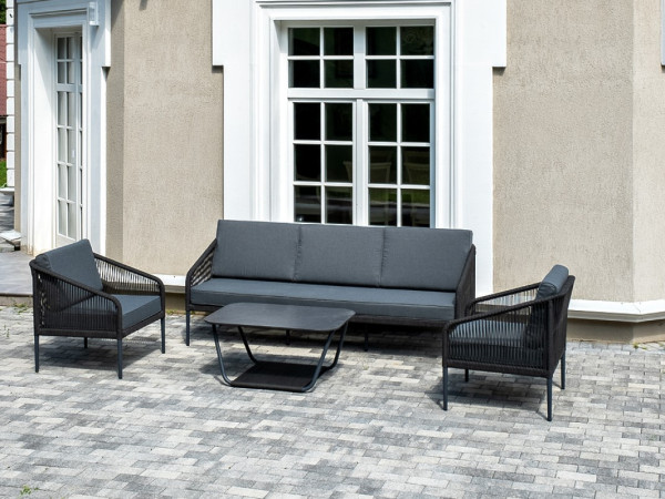 Комплект уличной мебели SIENA темно-серый