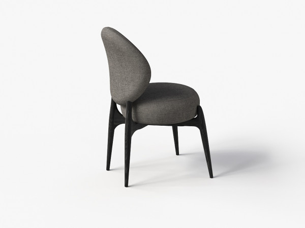 Стул 3130 дуб черный/светло-серый