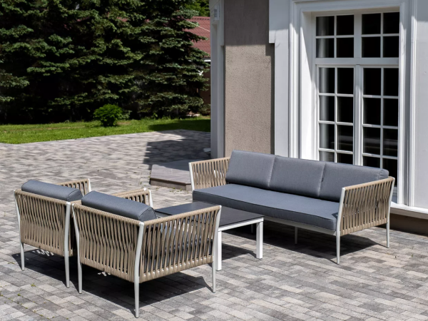 Комплект уличной мебели TERRA светло-серый