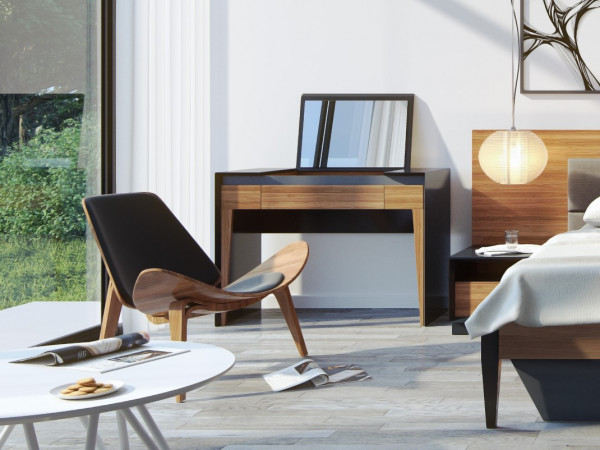 Стол туалетный NOCCE орех/антрацит