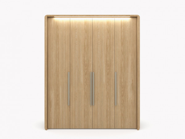 Шкаф 4-х дверный дуб alpine